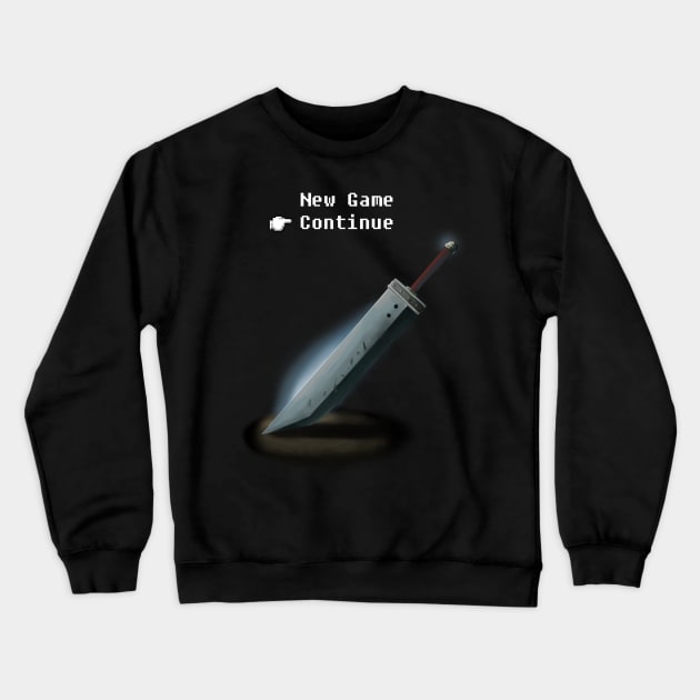 Final Fantasy vii Crewneck Sweatshirt by bside7715